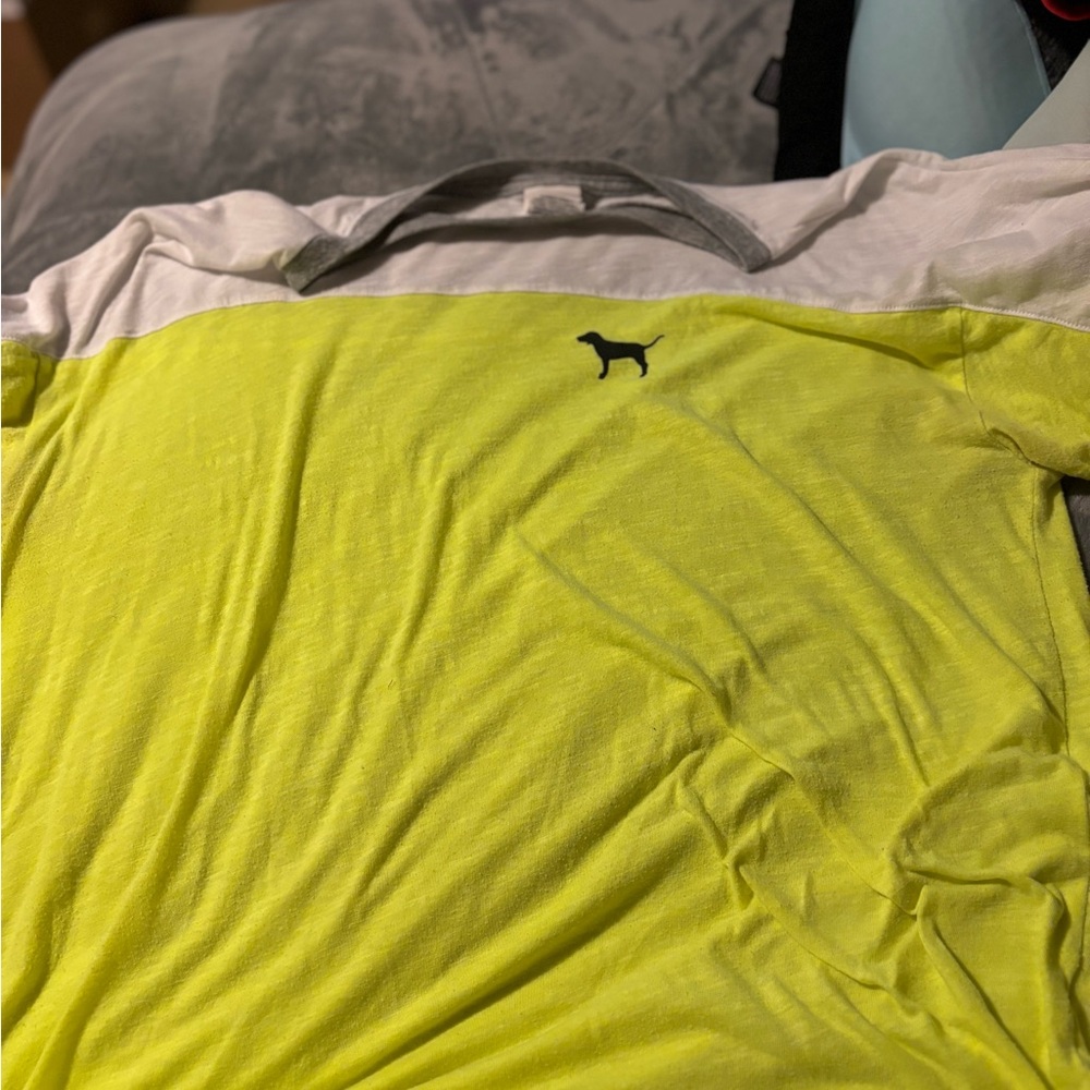 Pink neon yellow/greenish lightweight shirt